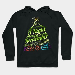 A Night To Remember Christmas Tree With Presents Christmas Hoodie